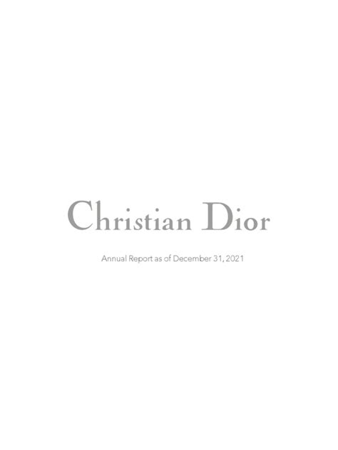 dior annual report 2016 english|christian Dior annual report.